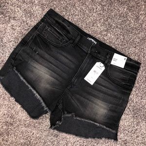 Express black shorts